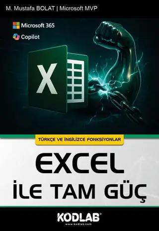 M. Mustafa Bolat’ın “Excel ile Tam Güç” kitabının kapağı (KODLAB).
