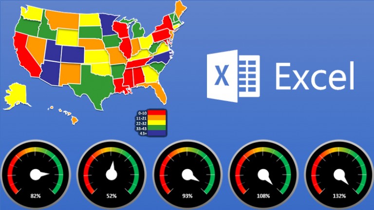 Excel Map Dashboard With VBA