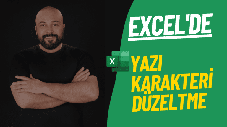 Excel’de Bozuk Türkçe Karakter Çözümü
